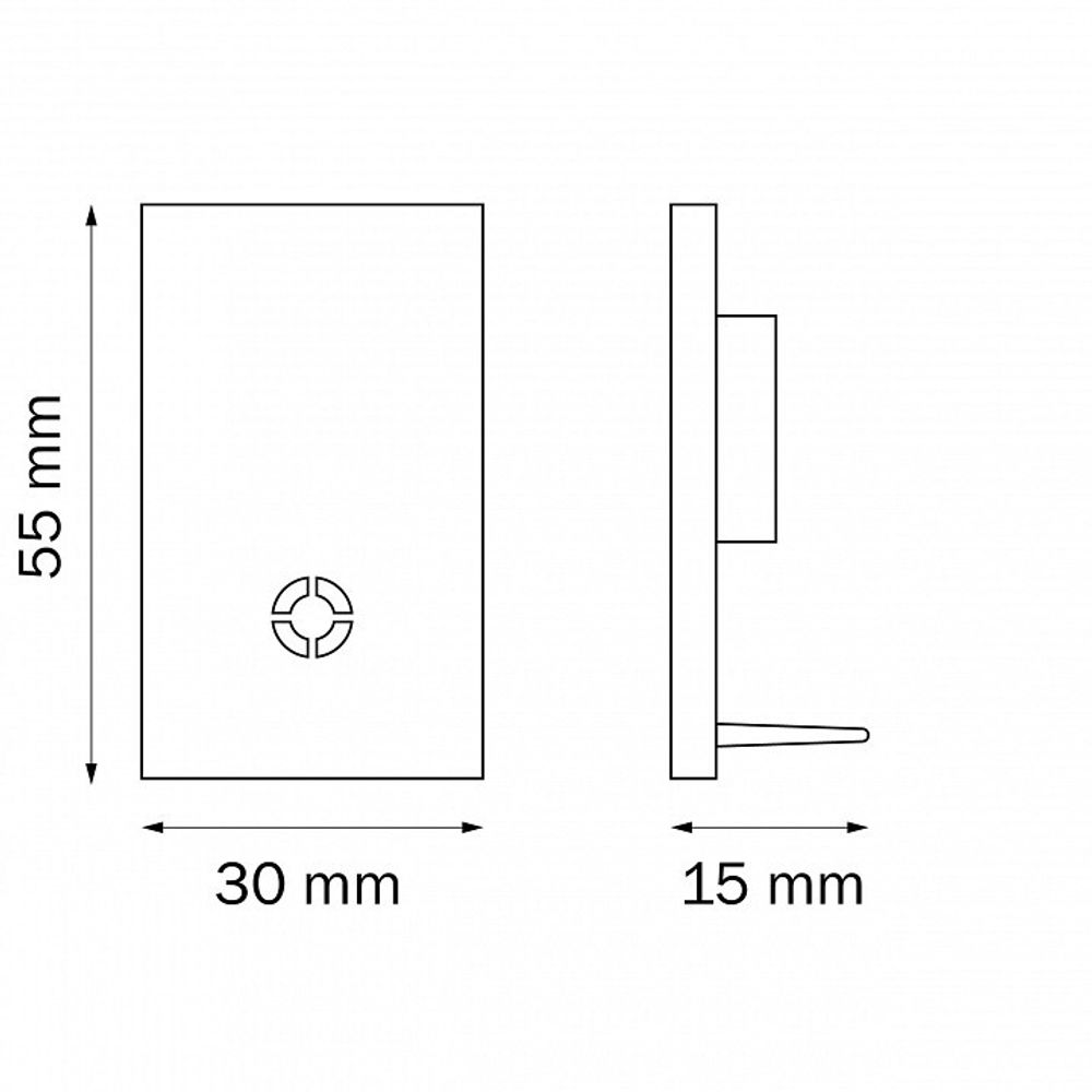 Заглушка для трека Lightstar Teta 505166
