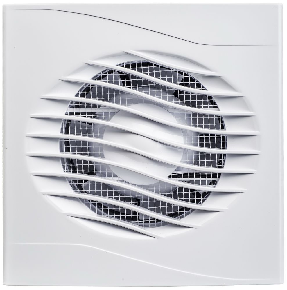Вентилятор вытяжной EURO 4А D100 с автоматическими жалюзи (14W, 35dB, 85m3/h, 0,06А)