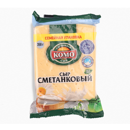 Сыр Комо Сметанковый 50% 350 гр