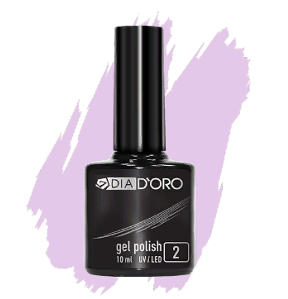 Dia D&#39;oro Гель-лак для ногтей Gel Polish, трехфазный, №02, 10 мл