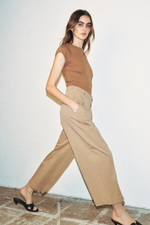 Брюки с расклешенными штанинами - ZARA
