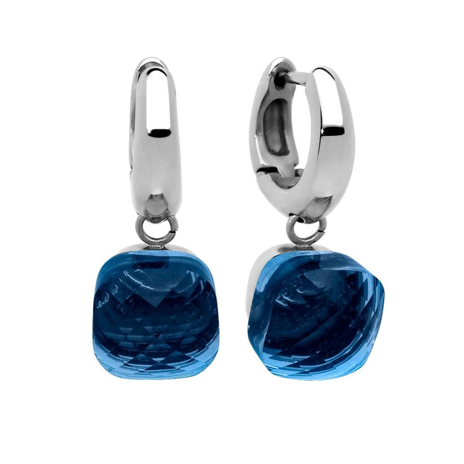 Серьги Qudo Firenze dark blue 300195 BL/S