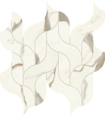 Мозаика Marvel X Calacatta Sublime Mosaico Waterfall LAPPato