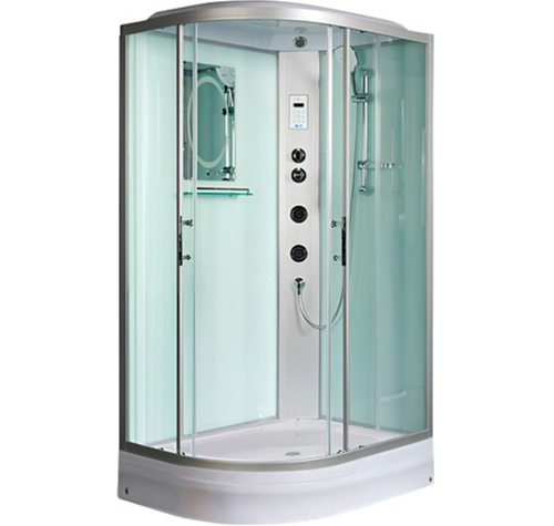 Душевая кабина WeltWasser (ВельтВассер) Werra XL 1204 R, со средним поддоном, с электрикой и ГМ, 120x90x226