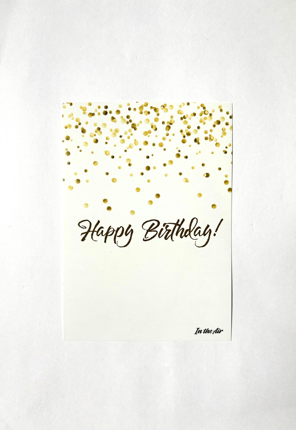 Открытка к букету «Happy birthday»