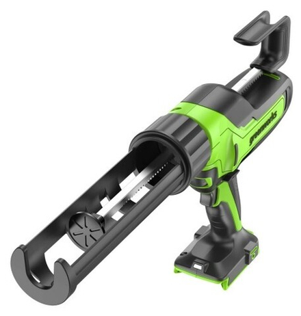 Пистолет для герметика аккумуляторный GREENWORKS G24CAU 24V, макс 310 мл, АКБ 2Ач и ЗУ 3501707UA