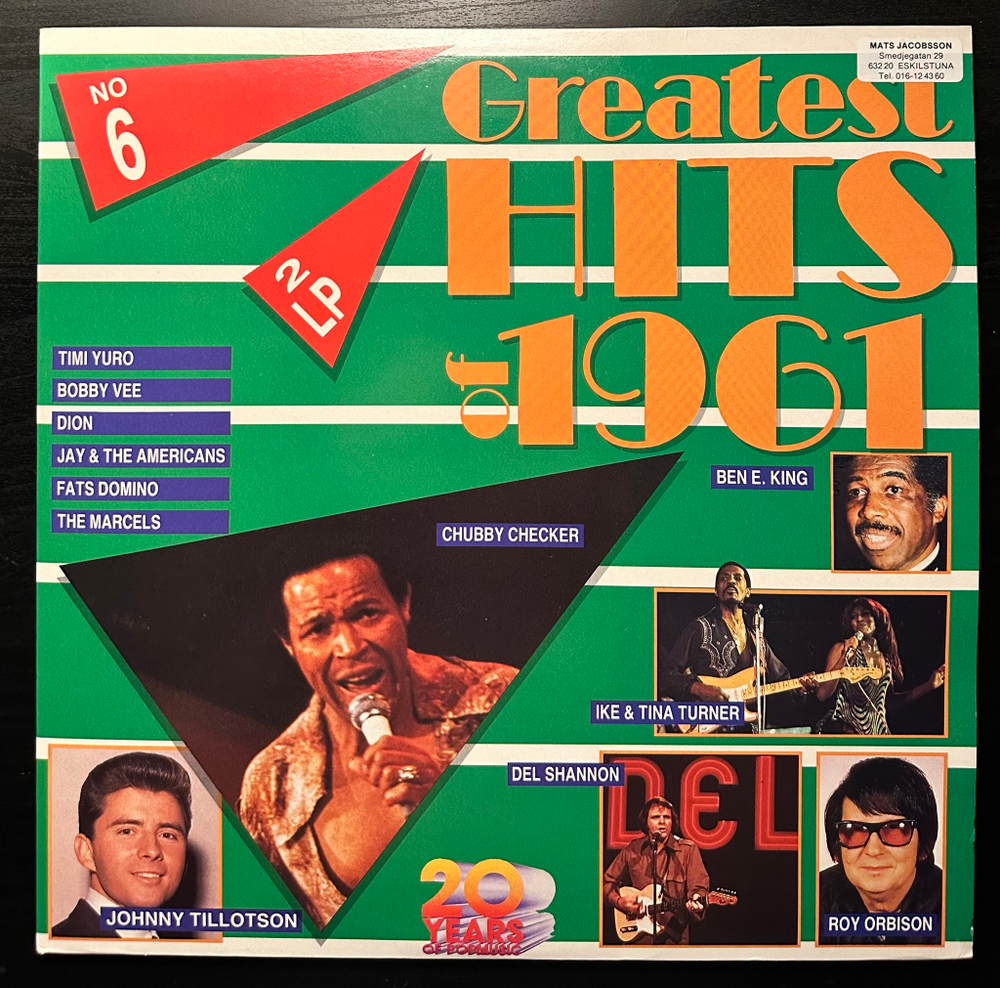 Greatest Hits Of 1961 2LP (Европа 1990г.)