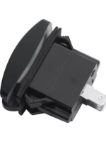 Розетка USB 3,1A переключатель, с крышкой (RIF22-4-1008300)