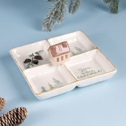 МЕНАЖНИЦА 4 СЕКЦИИ КОЛЛЕКЦИЯ "CHALET" 19,5*19,5*8,5 СМ