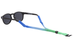 Шнурок для очков Babiators из ткани.Сине-зеленое омбре (Blue-Green Ombre)