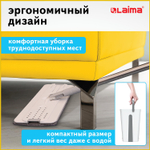 комплект для уборки: швабра ведро 11 л/9 л двухкамерное с отжимом насадка МОП (кармашки с двух сторон) PRO CLEAN LAIMA