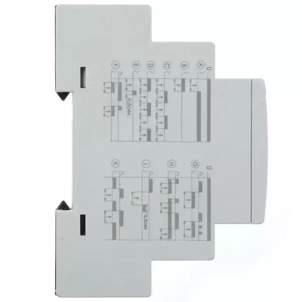 Реле времени PCS-516U 8А 12-264В AC/DC 1 перекл. многофункц. вход: START/RESET