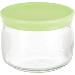 Банка с крышкой ЧЕШНИ 420 мл (зеленая крышка)