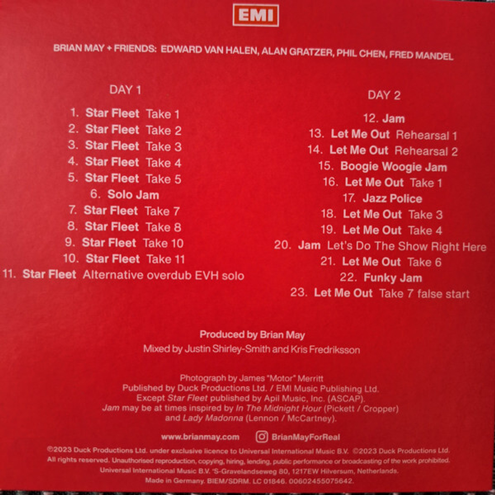 Brian May + Friends / Star Fleet Sessions (40th Anniversary Edition)(Coloured Vinyl)(12" Vinyl EP+ 7" Vinyl Single + 2CD)
