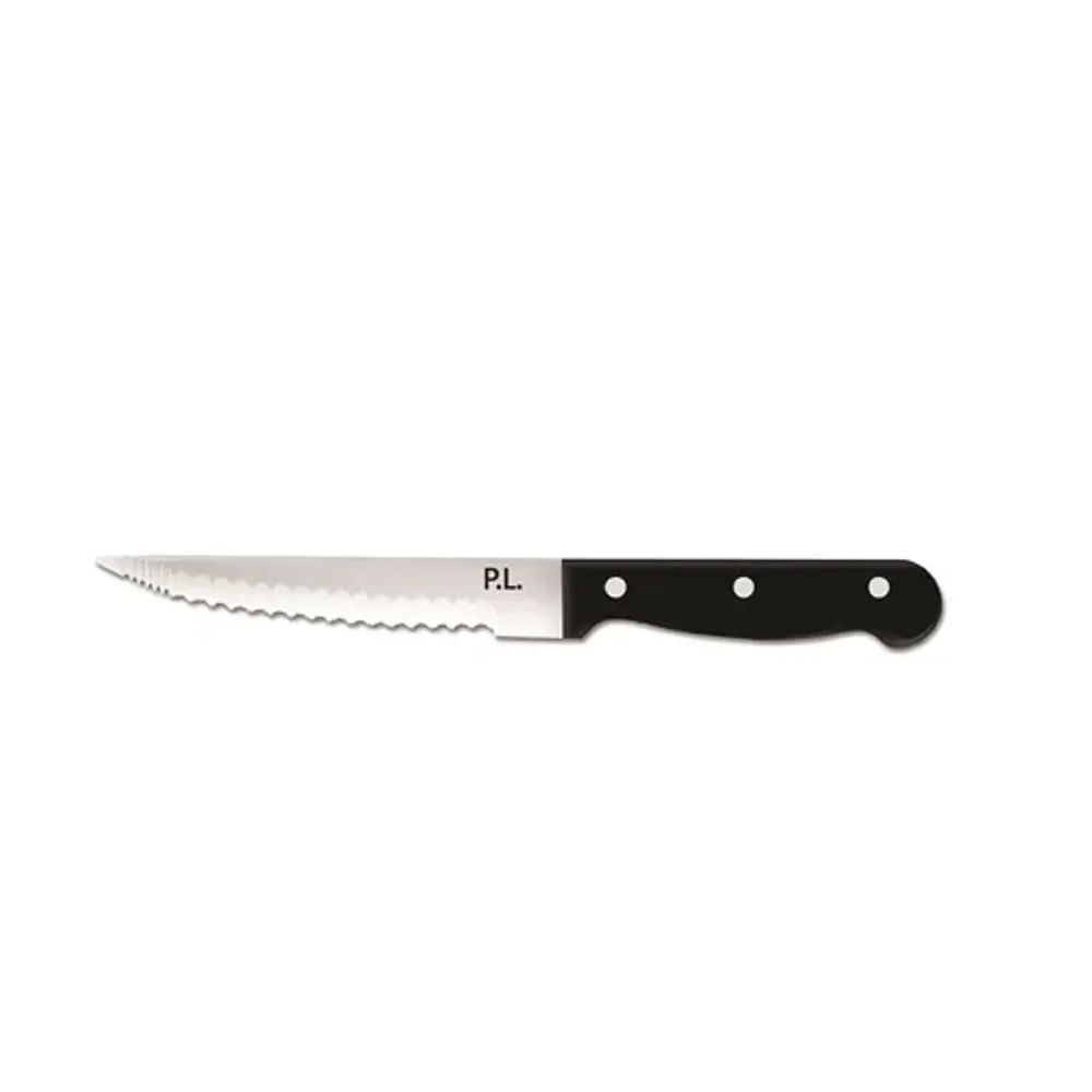 Нож для стейка 22,5 см "PRO-Line" черная ручка P.L. Proff Cuisine
