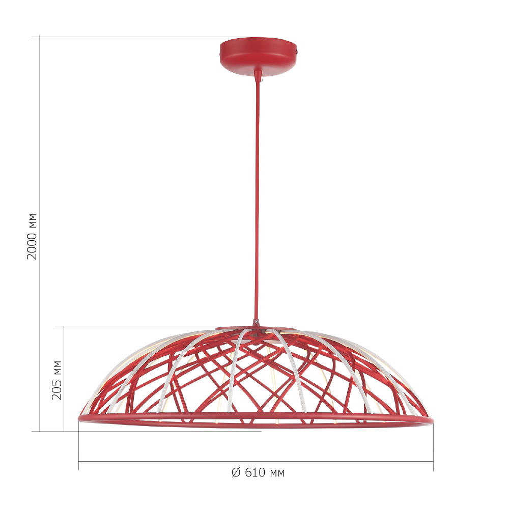 Светильник подвесной BOUND LED 20W 3000K