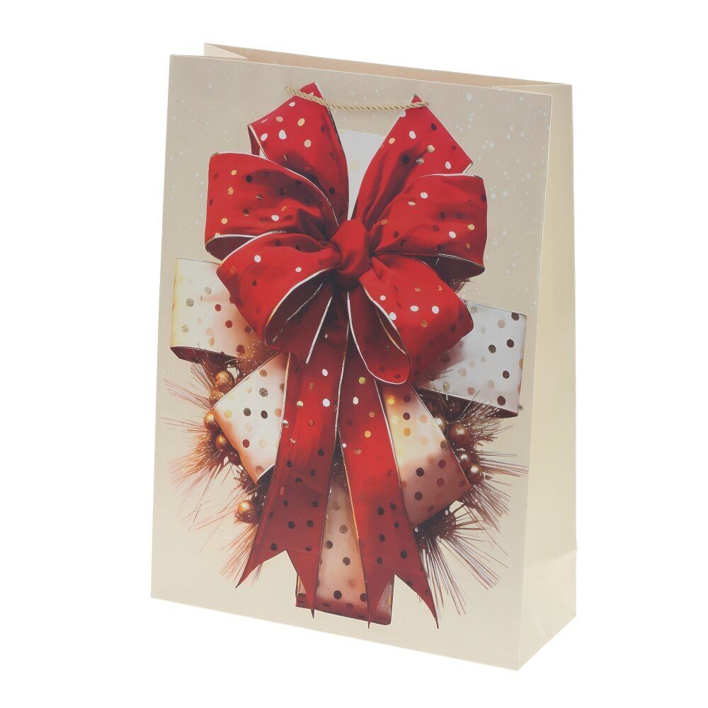 GAEM Пакет подарочный (бумага 210г/м2, блок 12шт), L40 W15 H55 см, 2в.