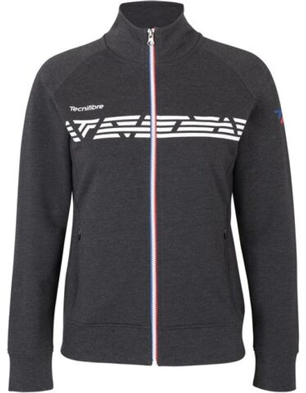 Женская теннисная куртка Tecnifibre Lady Knit Jacket - black heather