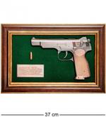 ПК-219 Панно с пистолетом ''Стечкин'' в подарочной упаковке 25х37