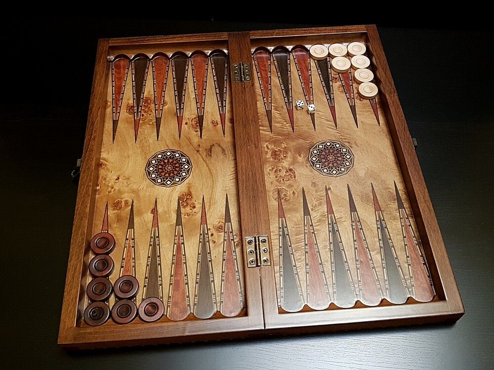 Нарды подарочные Helena Wood Art "Атлантида" (2161-MA) 2