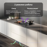 Индукционная варочная панель Zigmund & Shtain CIS 311.75 BX с вытяжкой