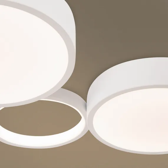 Потолочный светильник FR6080CL-L76W Молекула / Molecule 56 Вт LED с пультом ДУ Freya fr6080cl-l76w