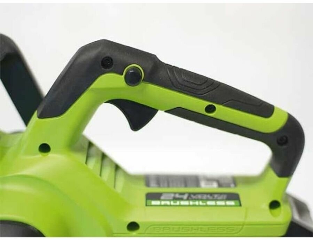 Цепная пила аккумуляторная GREENWORKS GD24CS30 24В,3/8-1,1-45,30см,б/щ,без АКБ и ЗУ (2007007)