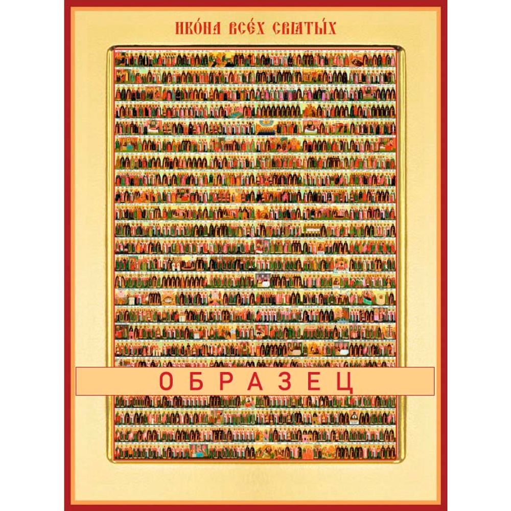 Икона всех святых Св-125 (свт/В/1/2)