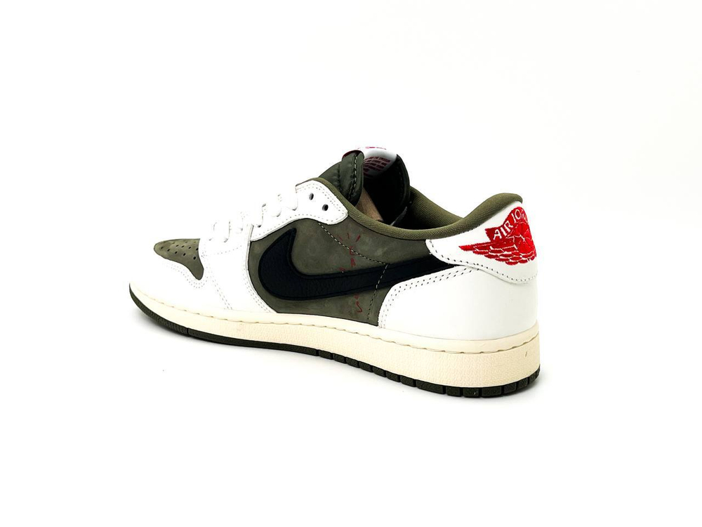 Кеды Nike Travis Scott& Air Jordan 1 Low " Medium Olive"