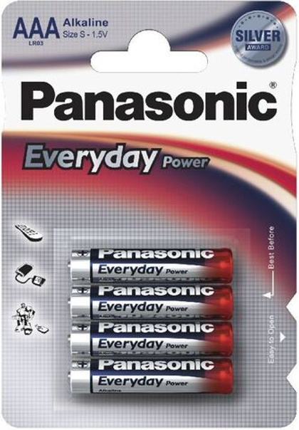 Батарейка PANASONIC LR 6 EVERYDAY power bl/4**