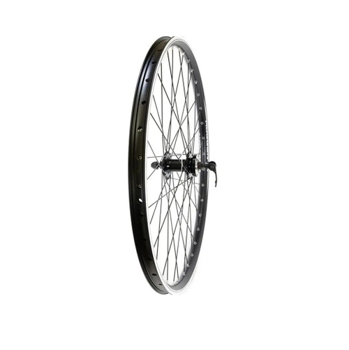 Колесо заднее 27.5" D EVOLUTION трещотка пром.подш. эксцентрик / обод двойной алюм. черн. SSE A/V 19.5х21.5 / втулка алюм. черн.