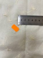 Дефект ткани. Пятно. Топ Air с коротким рукавом из хлопка 100%. Цвет айвори. Размер M. №18