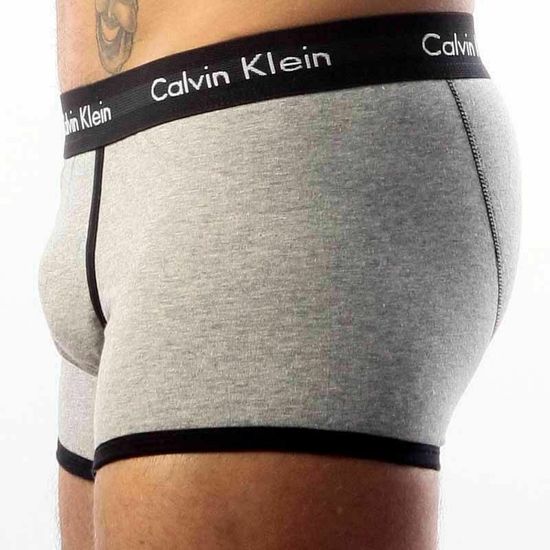 Мужские трусы боксеры Calvin Klein 365 Grey Black Boxer