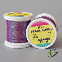 HENDS Люрекс Pearl Round Ribbing Tinsel 11 Yds