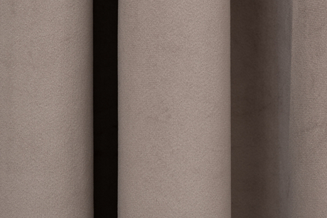 Портьера 260x275 Garda Decor Silkу бежевая димаут