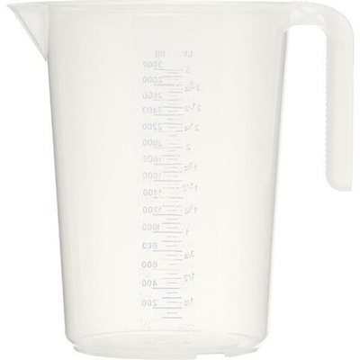 Кувшин мерный;полипроп.;5л;D=20,5,H=26см;прозр. (Цвет: прозрачный)