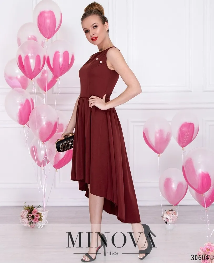 Платье 8584-бордо Minova