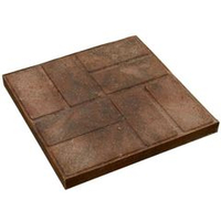 Плитка полимерпесчаная коричневая 450*450*30 (5 шт/м2)