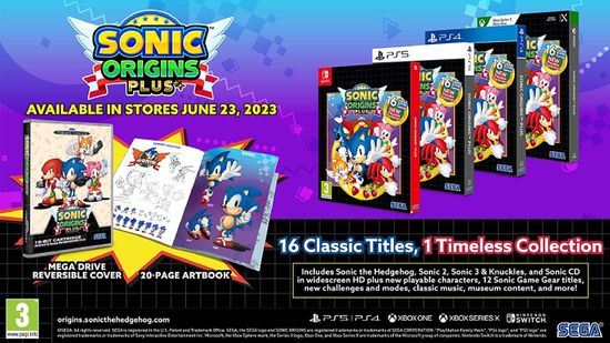 Sonic Origins Plus - Day One Edition [PS5, русские субтитры]