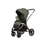 Детская универсальная коляска Adamex Spark SE 2в1 - Salvia Onyx (Зеленая ткань, хром. рама)