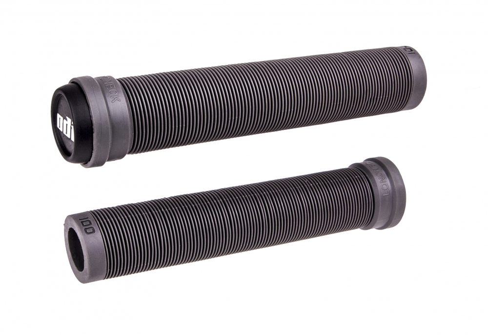 Грипсы SOFT 160мм, тёмный графит с пластик грипстопами, БЕЗ ФЛАНЦЕВ. SLX Longneck  F01SXH