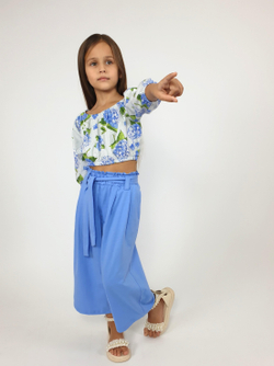 02-95-5 Комплект для девочки (футболка и брюки)