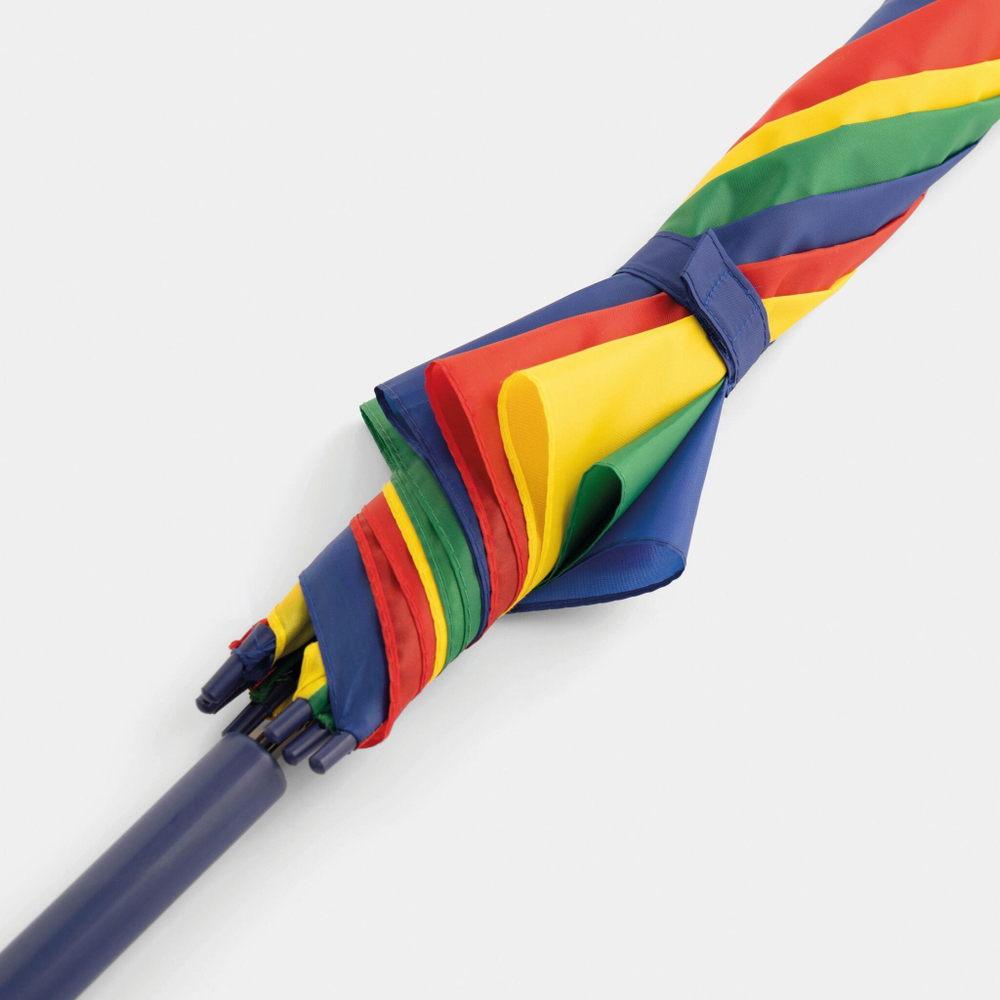 Зонтик- трость DISCO & DANCE Белый/Синий