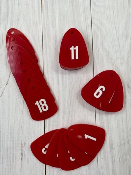 Номерки для ключей 40х56 (Комплект)