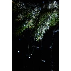 Садовая гирлянда ЭРА ERASF22-29 Бахрома на солнечной батарее холодный свет 2.4*0.5 м | Садовые декоративные светильники