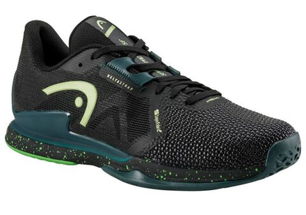 Мужские кроссовки теннисные Head Sprint Pro 3.5 SF - black/forest green