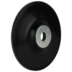 Тарелка опорная / оправка DEBEVER для фибровых кругов на УШМ 125 мм М14 (ребра), жесткая