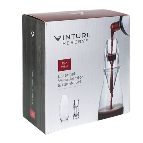 Набор из аэратора для красного вина Vinturi Reserve и декантера