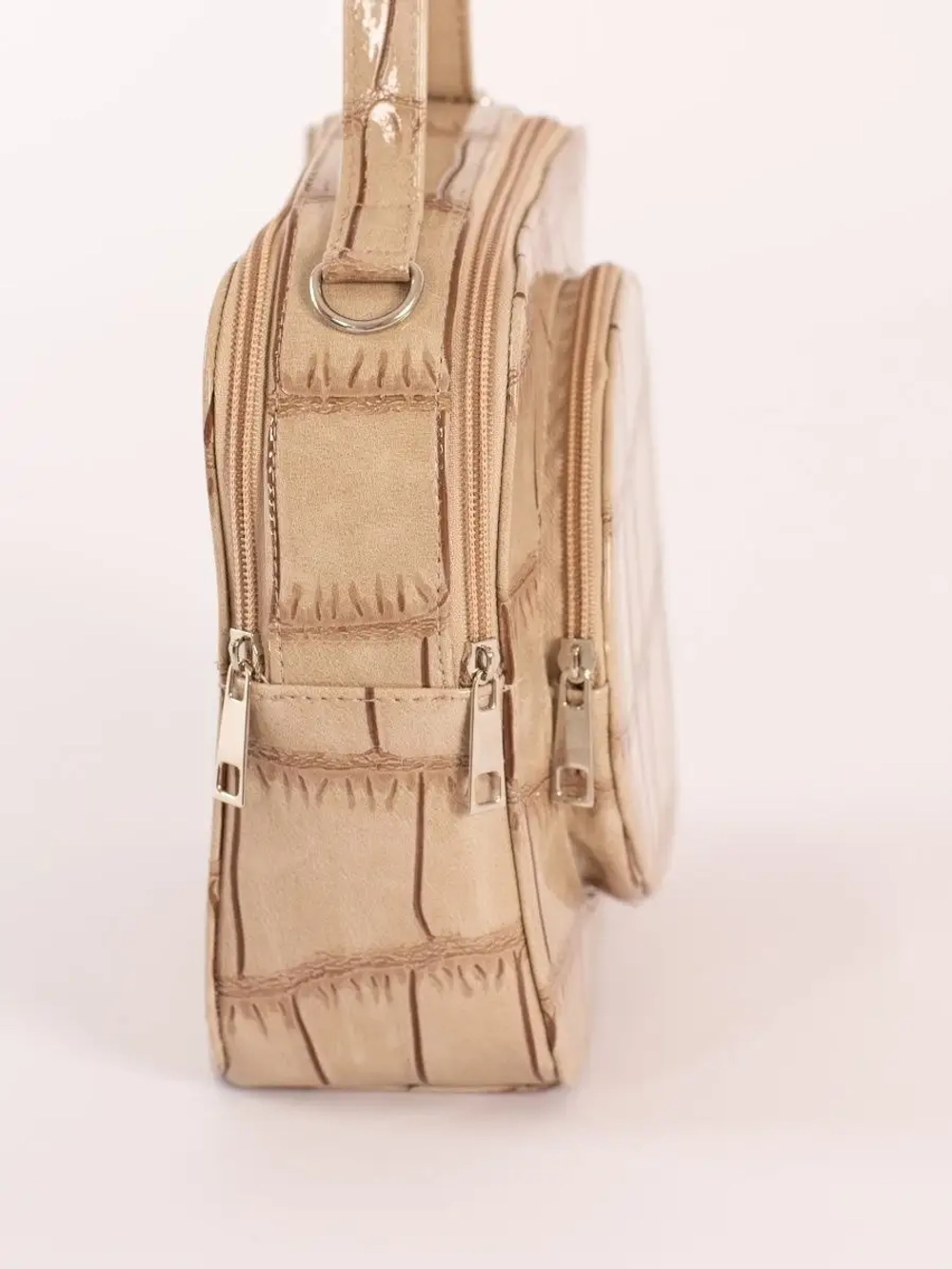 Сумка женская кросс боди через плечо на ремне из экокожи повседневная и деловая для женщины