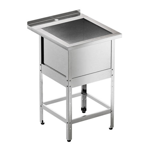 Ванна моечная односекционная "Профи" ВМБ 530/1, 530х530(600)х860 мм, с бортом